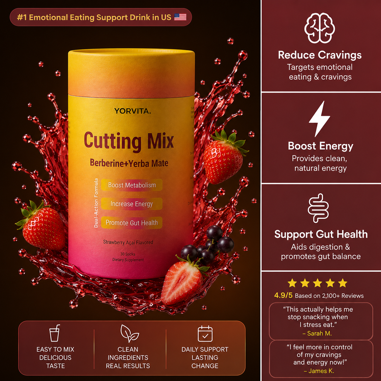 Yorvita. Cutting Drink Mix